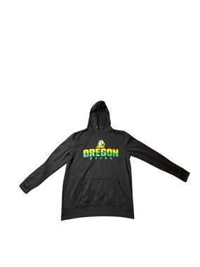 Oregon Ducks Black Hoodie Medium Pullover NCAA Football Sweatshirt